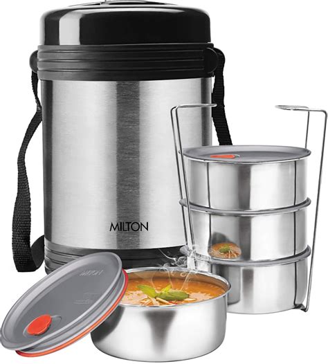 steel tiffin box 4 container|milton tiffin box 4 container.